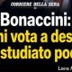 “Grazie presidente Bonaccini..”
